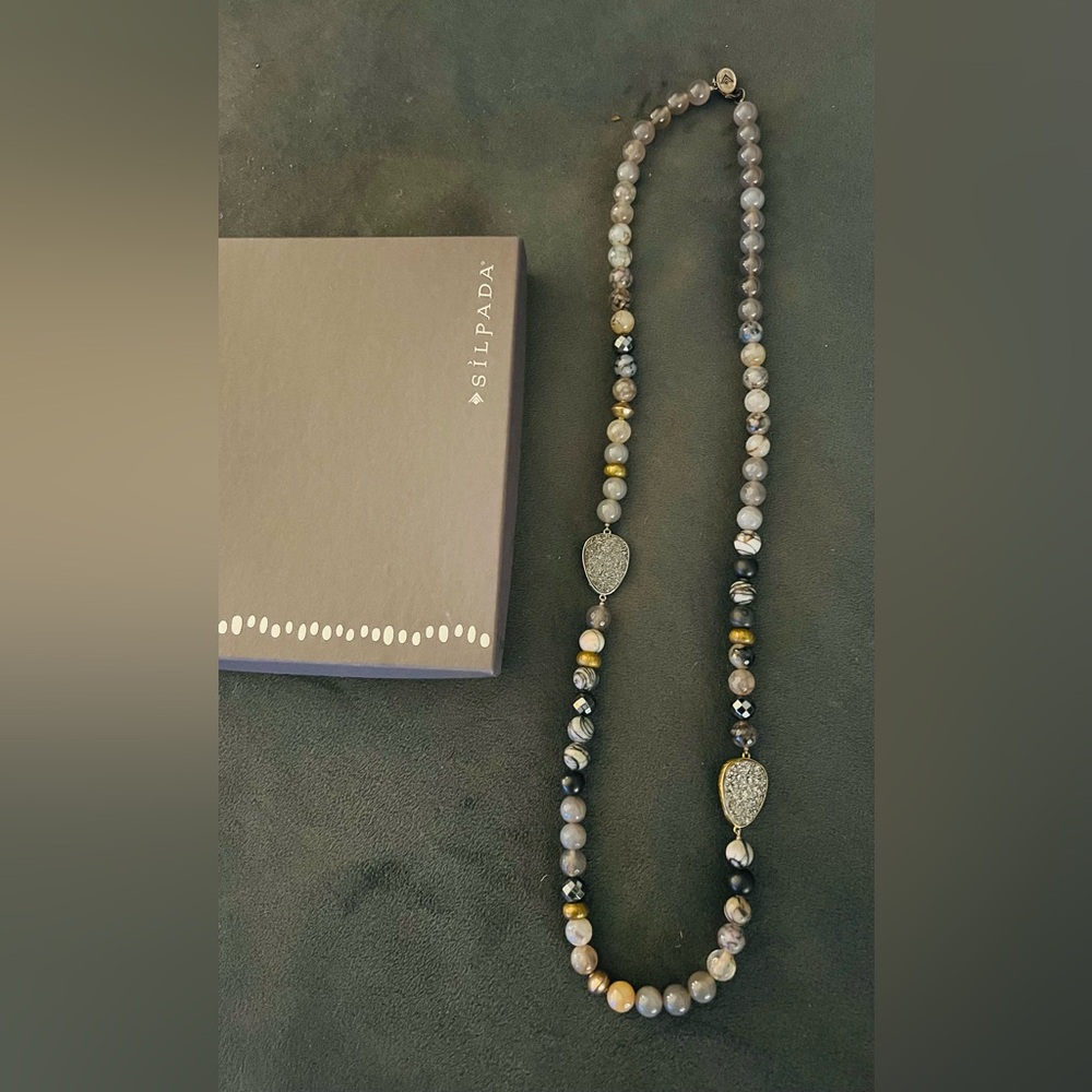 Silpada Multi-Tone Beaded Necklace